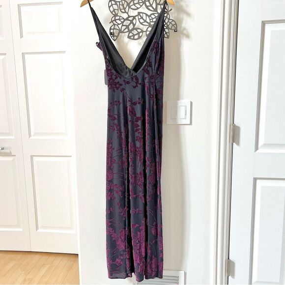 Arianna By Rachel Kaye Vintage Velvet Floral Fairy Whimsigoth Grunge 90s Dress - Picture 14 of 15